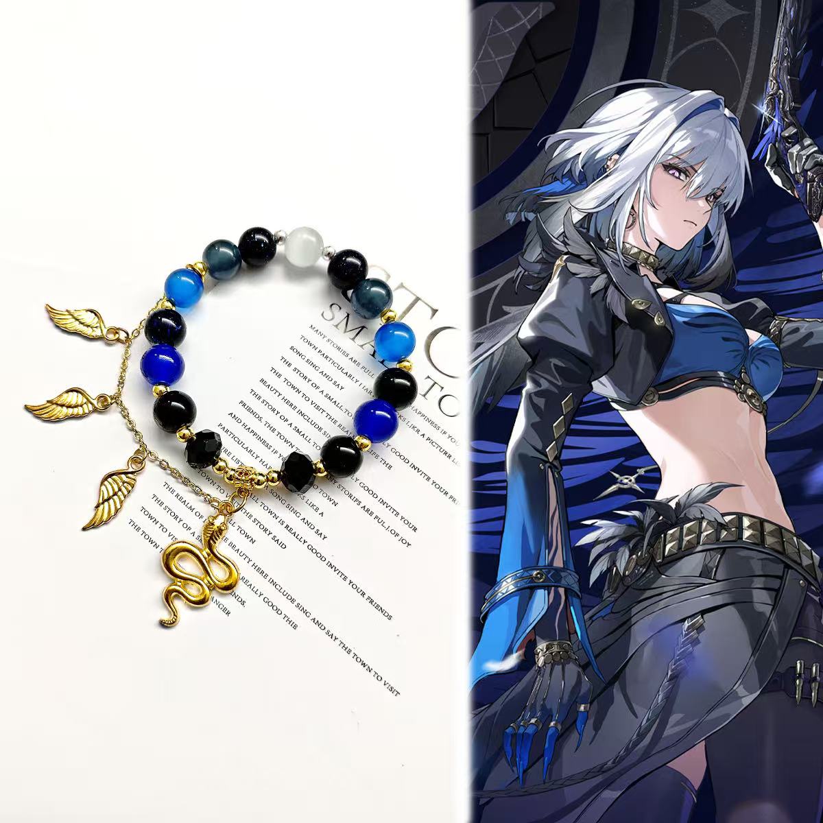 Smile House Plush Game Wuthering Waves Galbrena Inspired Bracelet