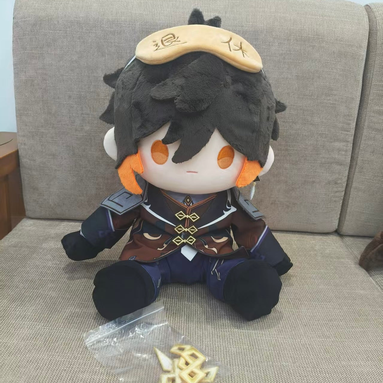 Smile House Plush Genshin Impact Plushies Staring Zhongli 40CM Plush Doll