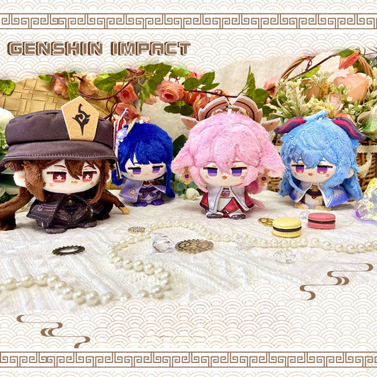 Smile House Plush Genshin Impact Hutao Ganyu Yake Miko Baal Raiden Shogun 12CM Plush Doll
