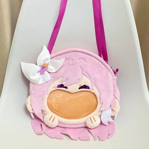 Smile House Plush Honkai Impact 3rd Elysia Backpack Crossbody Bag