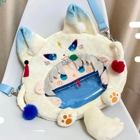 Smile House Plush Honkai Star Rail Feixiao Inspired Backpack Crossbody Bag