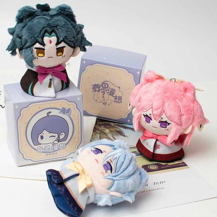 Smile House Plush Genshin Impact Xiao Yae Venti Kazuha Cloak Baby Plush Doll 12 CM