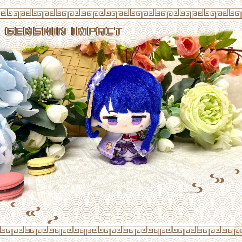 Smile House Plush Genshin Impact Hutao Ganyu Yake Miko Baal Raiden Shogun 12CM Plush Doll