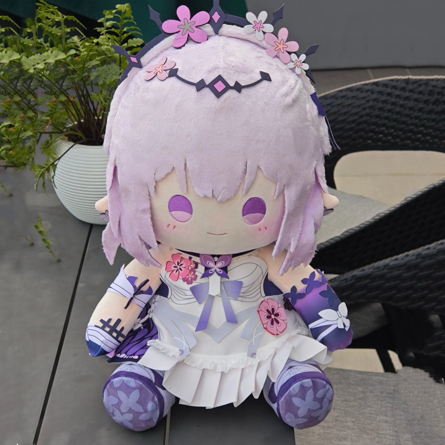 Smile House Plush Honkai: Star Rail Plushies Castorice Staring Eyes Ver Plush Doll 40CM