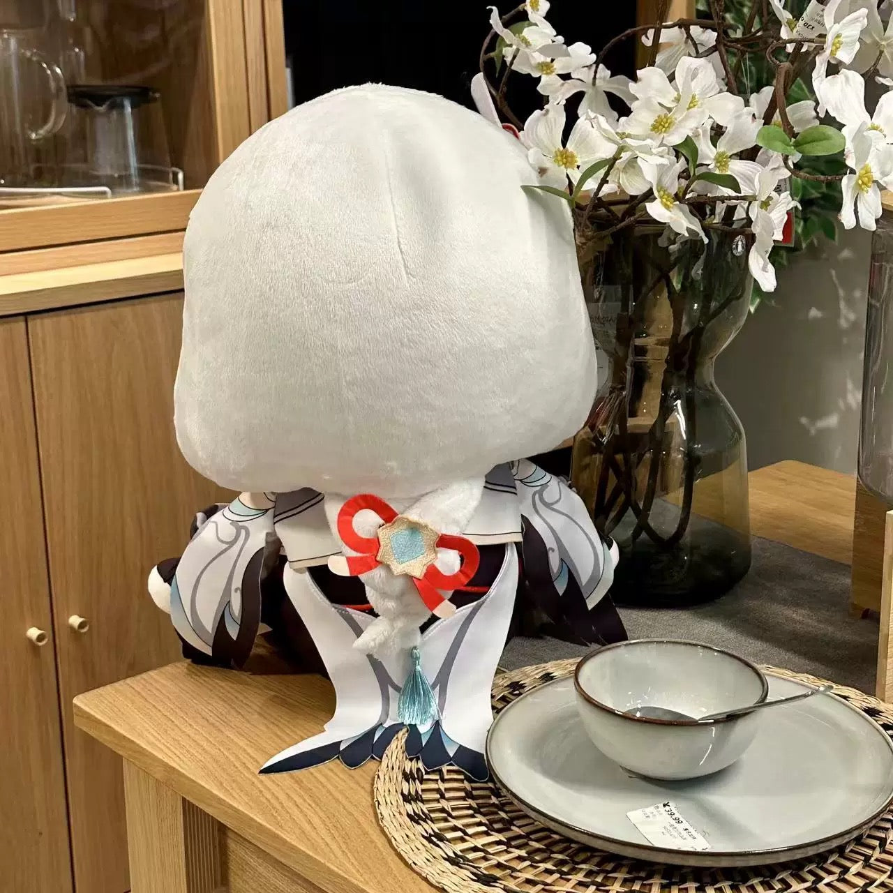 Smile House Plush Genshin Impact Plushies Staring Shenhe Shen He 40CM Plush Doll