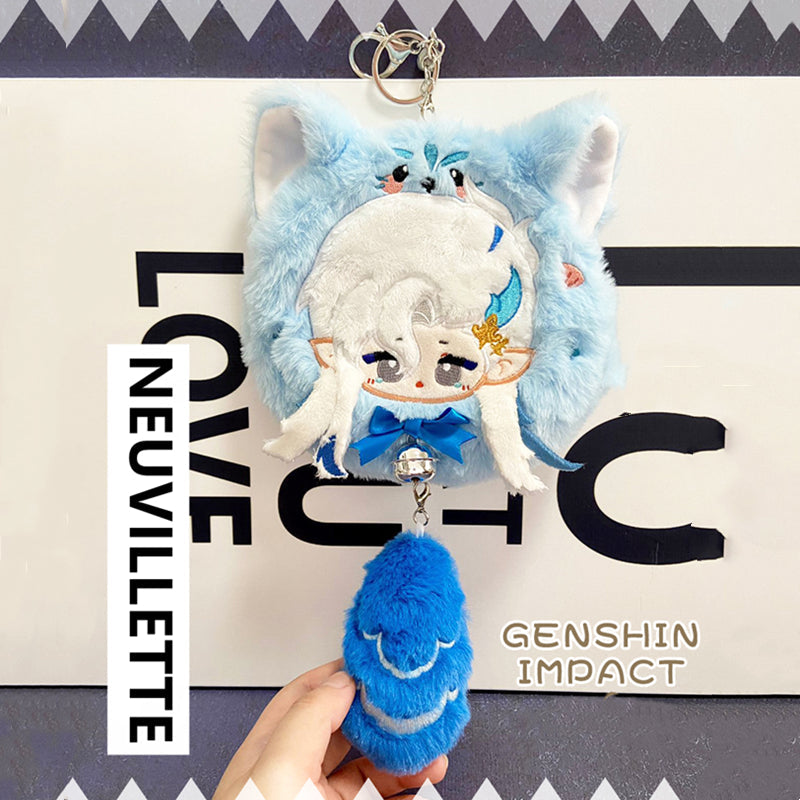 Smile House Plush Genshin Impact Neuvillette Bag Purse