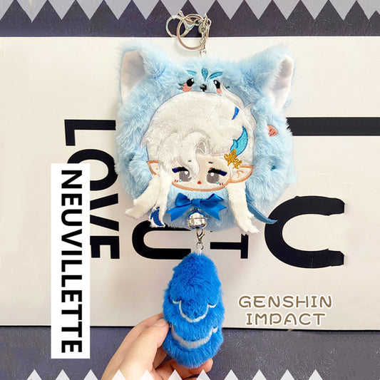 Smile House Plush Genshin Impact Neuvillette Bag Purse
