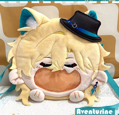 Smile House Plush Honkai: Star Rail Aventurine Crossbody Bag Backpack