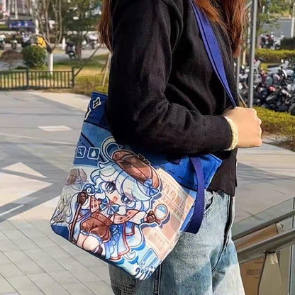 Smile House Plush Genshin Impact Fanart Furina Neuvillette Crossbody Bag