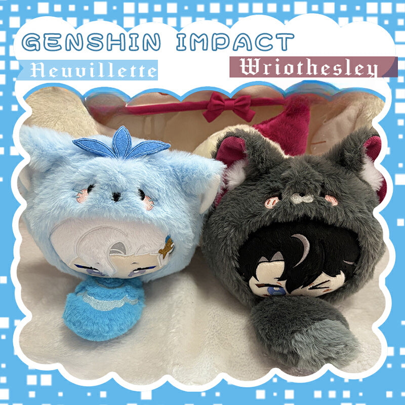Smile House Plush Genshin Impact plushie Wriothesley Neuvillette Plush Doll Ball