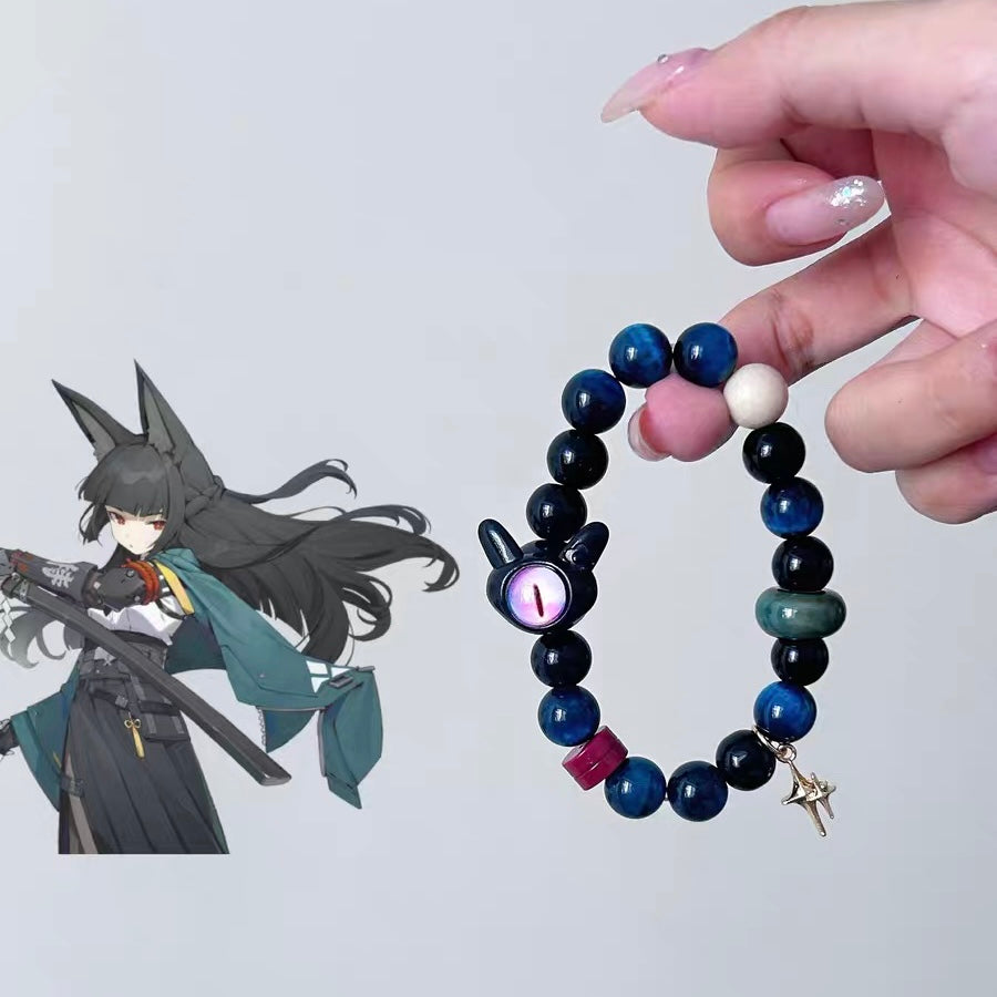 Smile House Plush Zenless Zone Zero/ZZZ Miyabi Inspired Round Bracelet