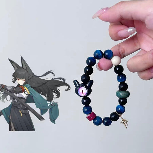 Smile House Plush Zenless Zone Zero/ZZZ Miyabi Inspired Round Bracelet