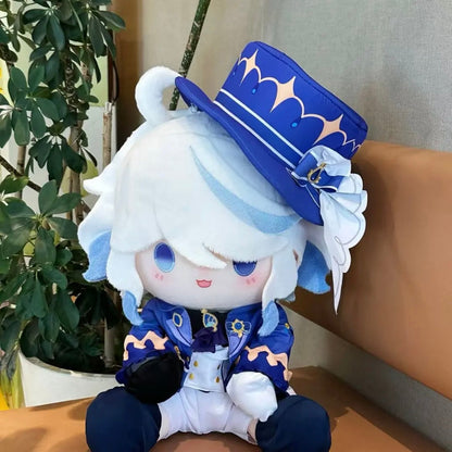 Smile House Plush Genshin Impact Plushies Staring Furina White Ver 40CM Plush Doll