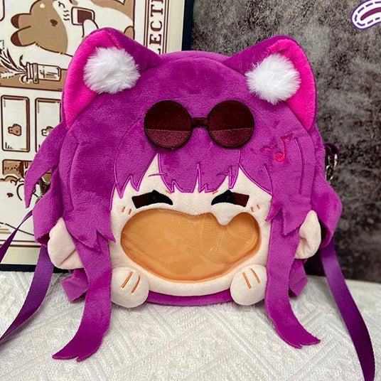 Smile House Plush Honkai: Star Rail Kafka Crossbody Bag Backpack