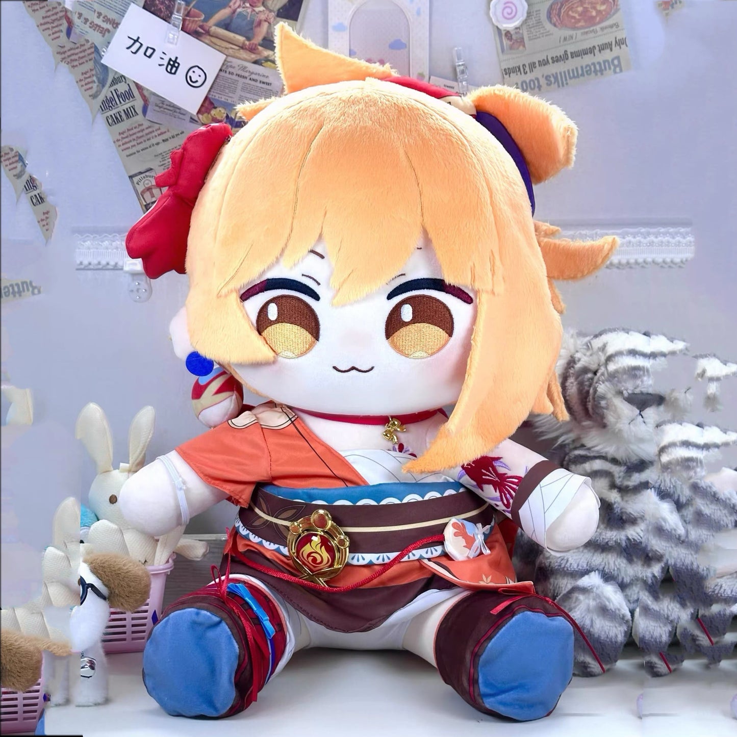 Smile House Plush Genshin Impact Plushies Cute Yoimiya 40CM Plush Doll