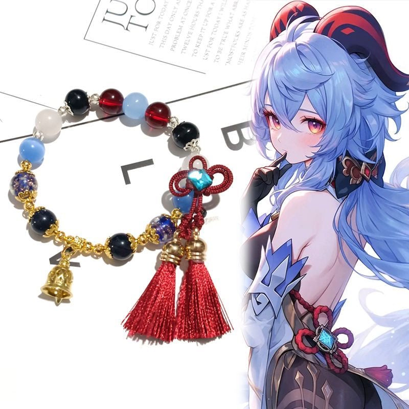 ¡¾Free Shipping¡¿Smile House Plush Genshin Impact Ganyu Inspired Bracelets