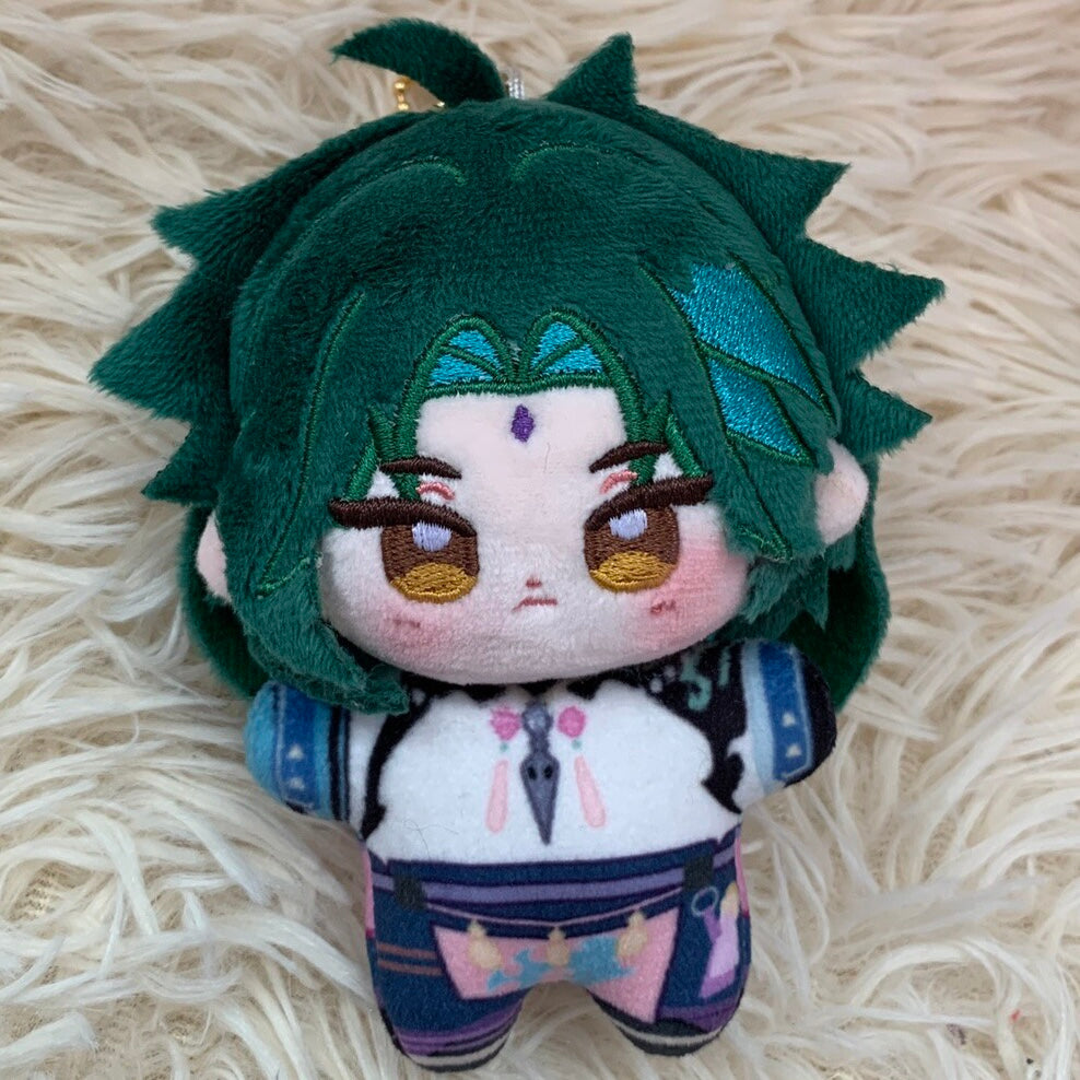 Smile House Plush Genshin Impact Xiao Venti Wanderer Kabukimono Kaedehara Kazuha Plush Doll 12 CM
