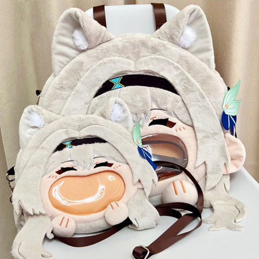 Smile House Plush Honkai Star Rail Firefly Smile Backpack Crossbody Bag