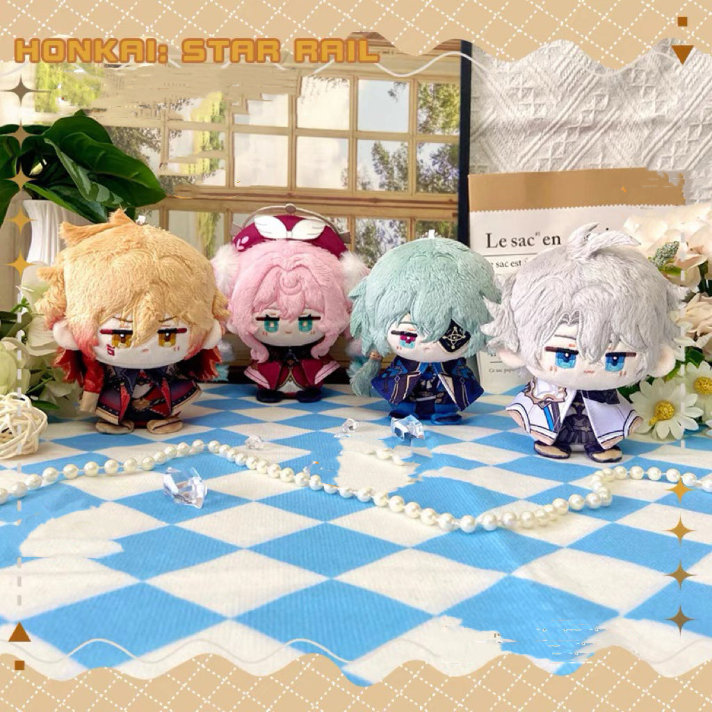 Smile House Plush Honkai: Star Rail Anaxa Tribbie Phainon Mydei Hyacine Castorice The Herta Plushies 12CM Cloak Plush Doll