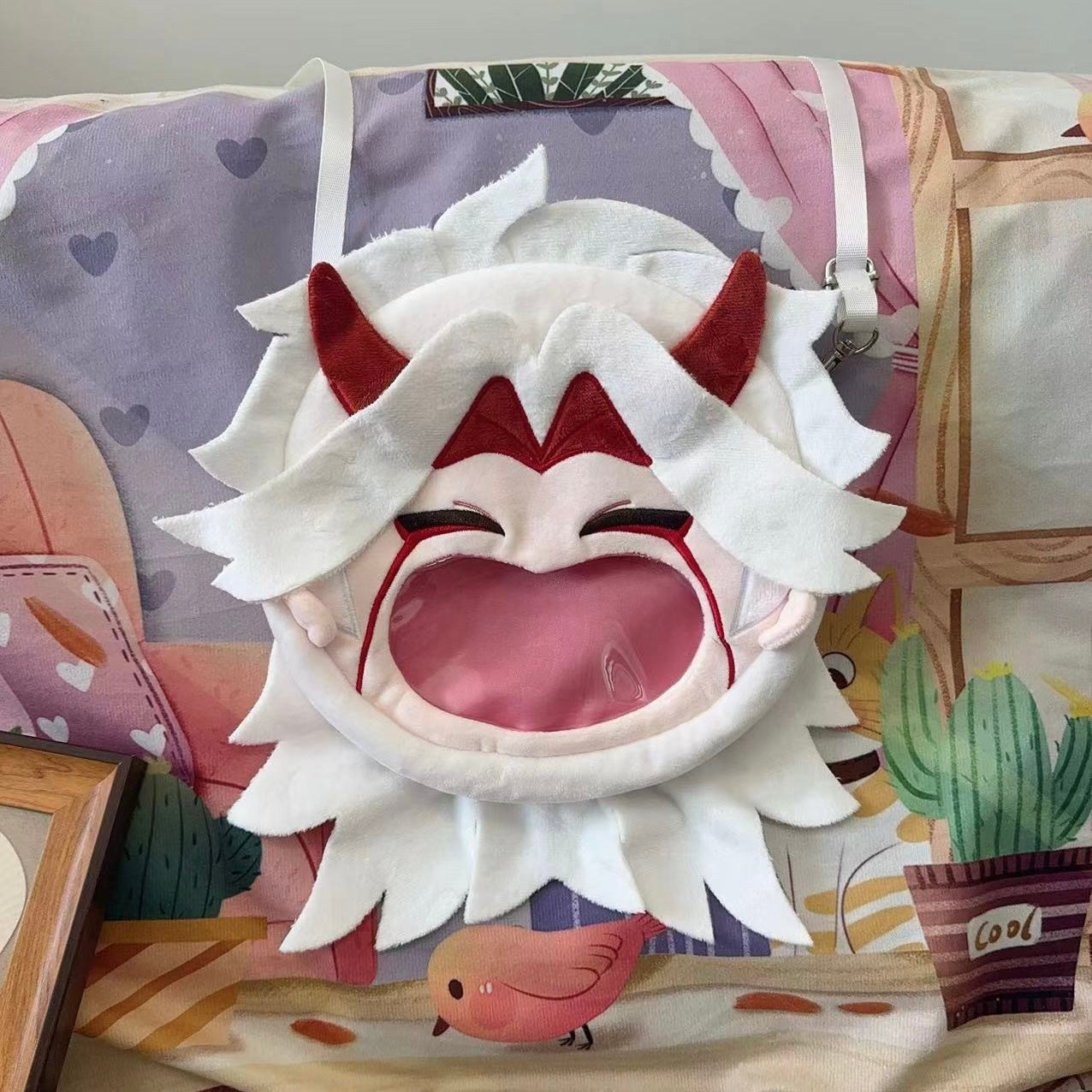 Smile House Plush Genshin Impact Arataki Itto Smile Bag Crossbody Backpack