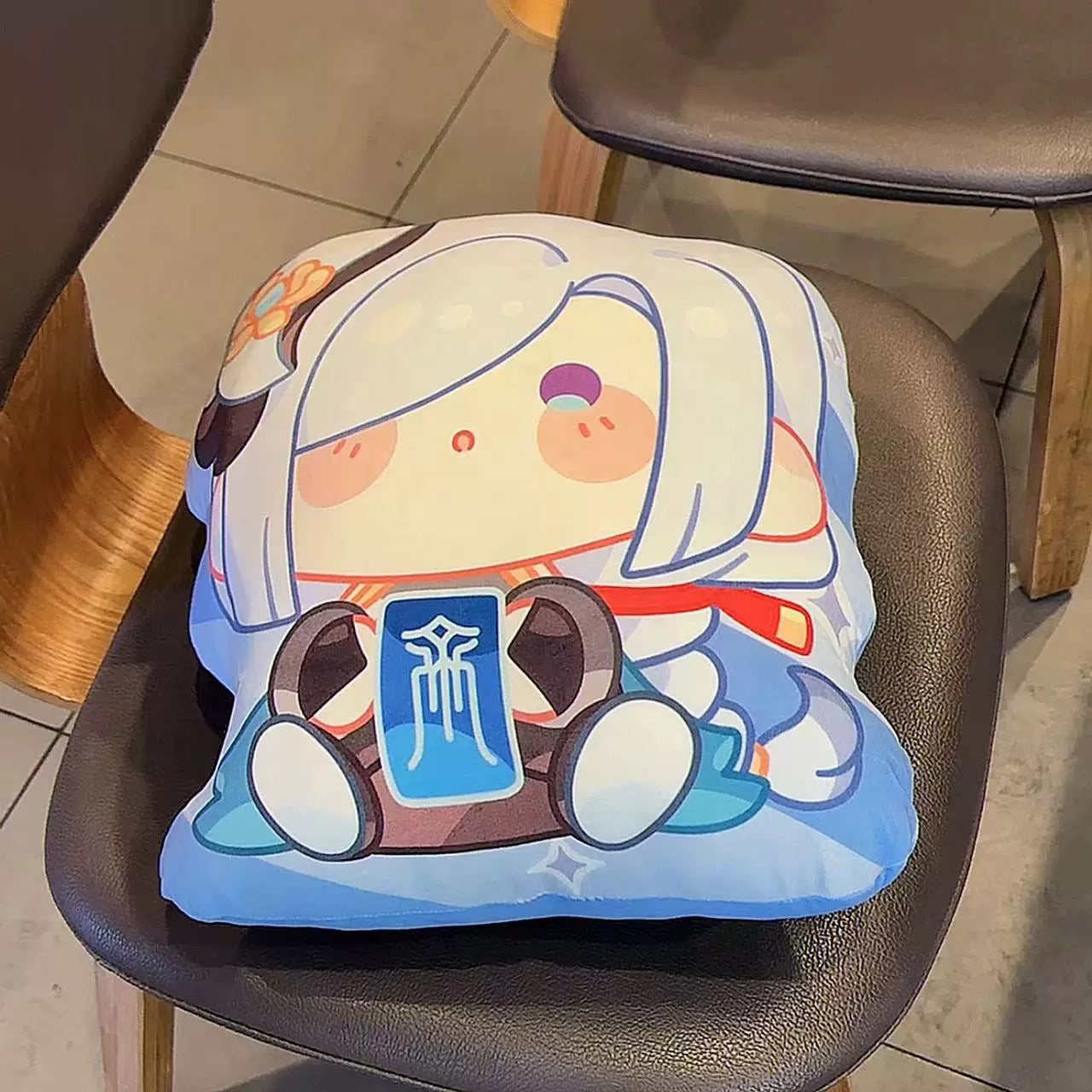 Smile House Plush Genshin Impact Pillow Shenhe Plush Doll 38CM