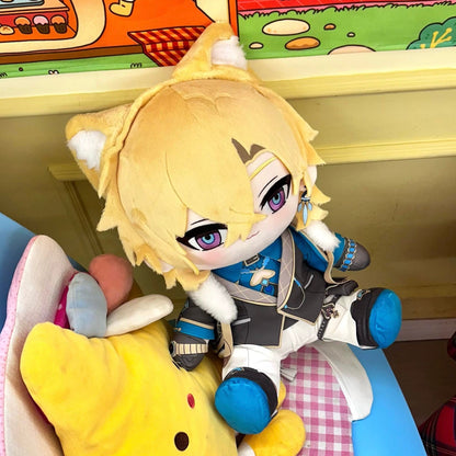 Smile House Plush Honkai: Star Rail Plushies Cat Aventurine 40CM Plush Doll With Hat