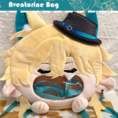 Smile House Plush Honkai: Star Rail Aventurine Crossbody Bag Backpack