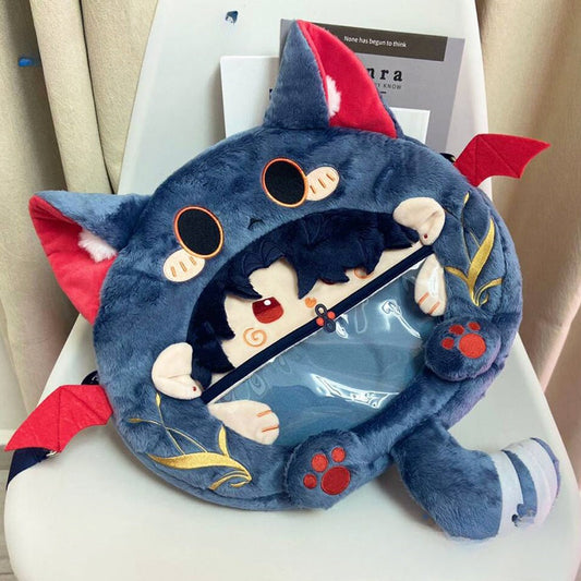 Smile House Plush Honkai: Star Rail Fanart Blade Crossbody Bag Backpack