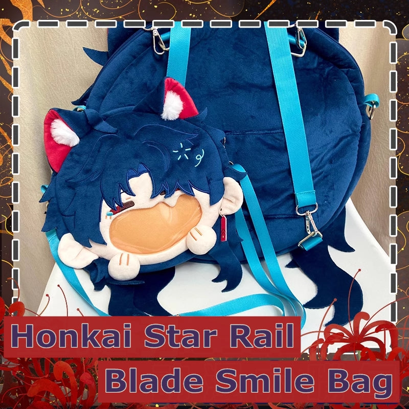 Smile House Plush Honkai: Star Rail Blade Crossbody Bag Backpack