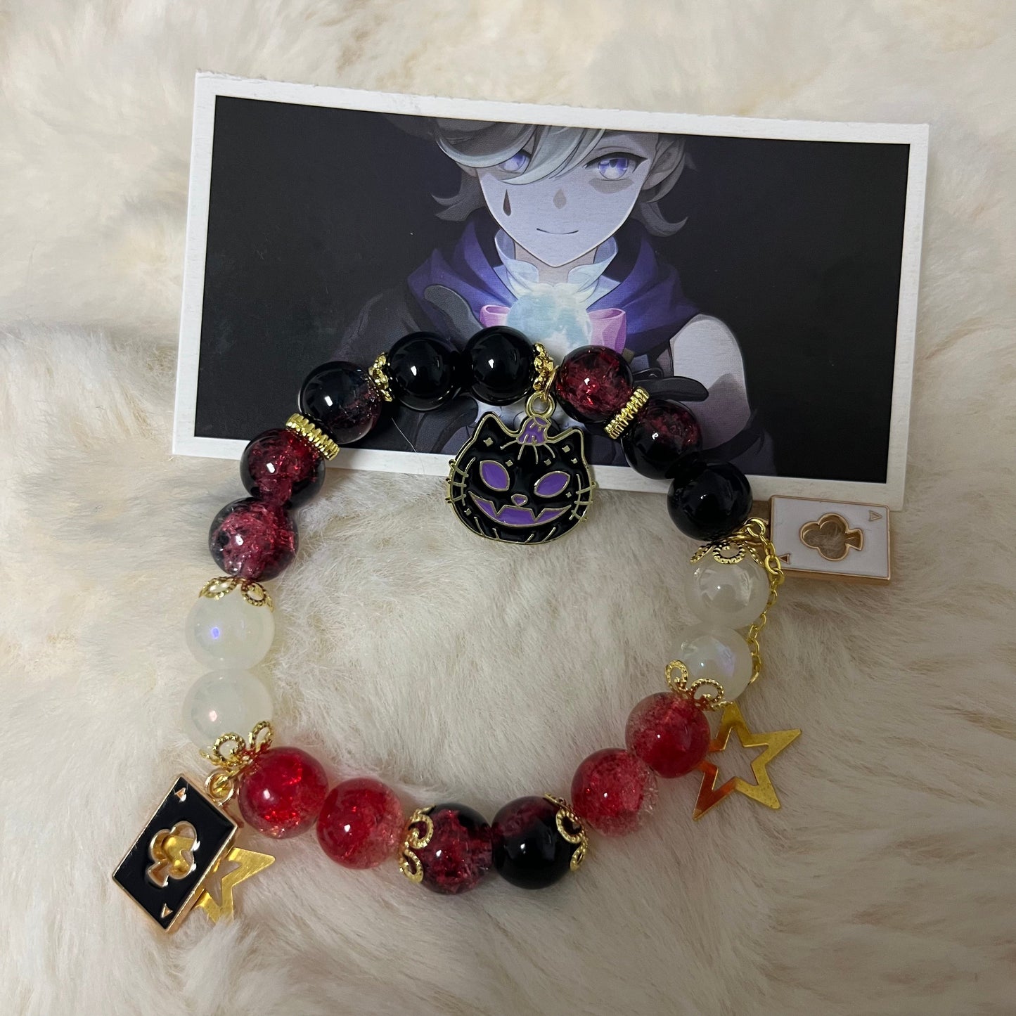 Smile House Plush Genshin Impact Lyney Bracelet