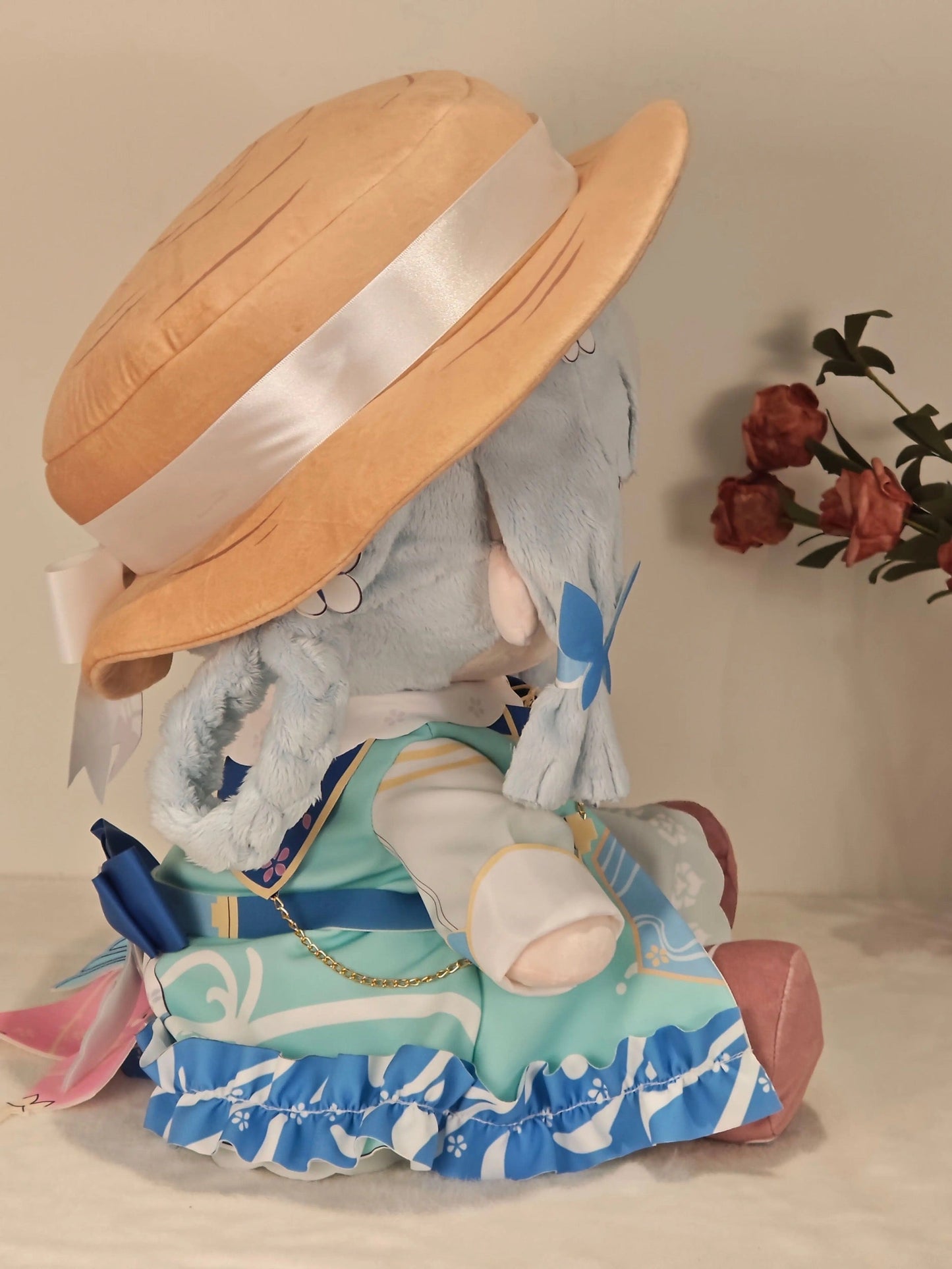 Smile House Plush Genshin Impact Plushies Big Eyes Ayaka Fontaine Springbloom Missive 40CM Plush Doll