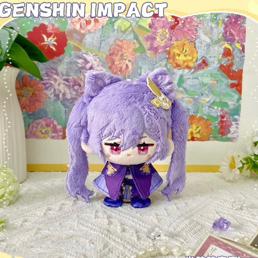 Smile House Plush Genshin Impact Keqing Kokomi Klee Cloak Plush Doll 12 CM
