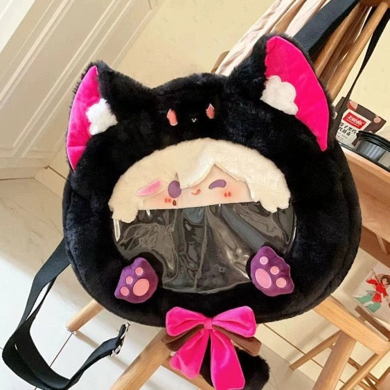 Smile House Plush Genshin Impact Fanart Lyney Backpack Bag Crossbody Bag