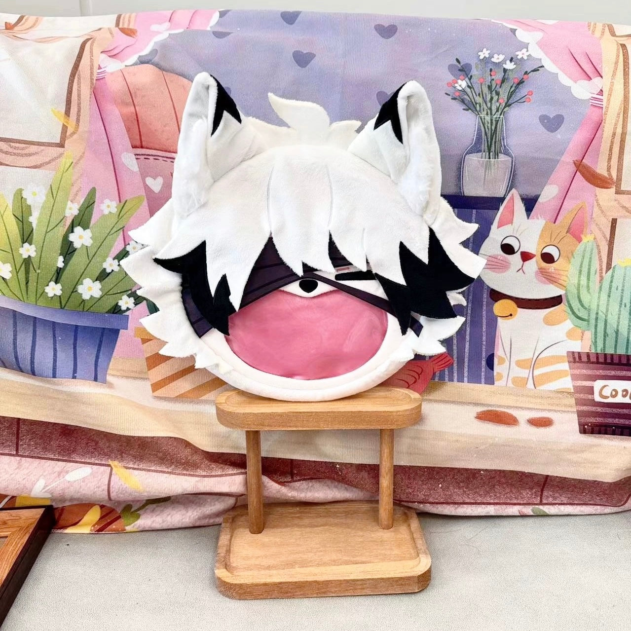 Smile House Plush Zenless Zone Zero/ZZZ Von Lycaon Smile Bag Crossbody Backpack