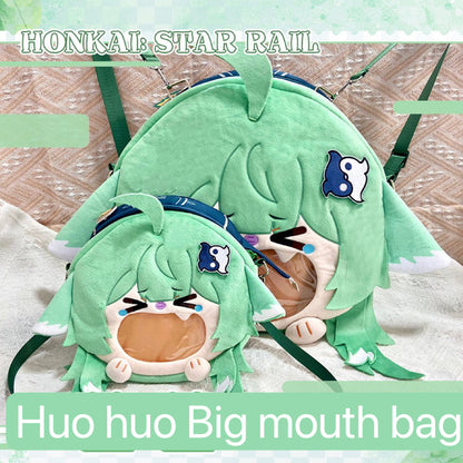 Smile House Plush Honkai: Star Rail Fanart Huohuo Huo Huo Crossbody Bag Backpack