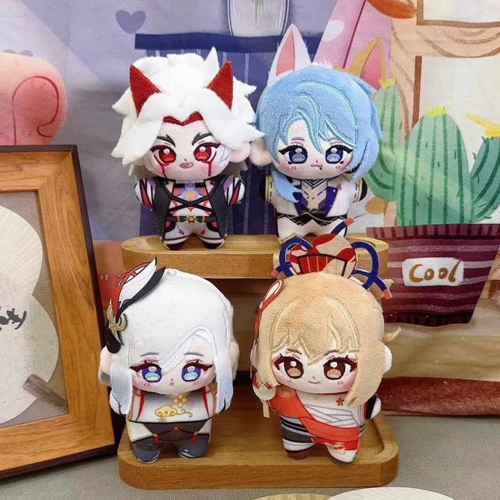 Smile House Plush Genshin Impact Shenhe Yoimiya Arataki Itto Ayato HX Style Plush Doll 12 CM