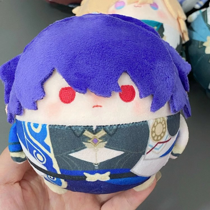 Smile House Plush Honkai: Star Rail Plushie Jingyuan Sunday Aventurine Dr Ratio Dan Heng ? Imbibitor Lunae 10CM Plush Ball Doll