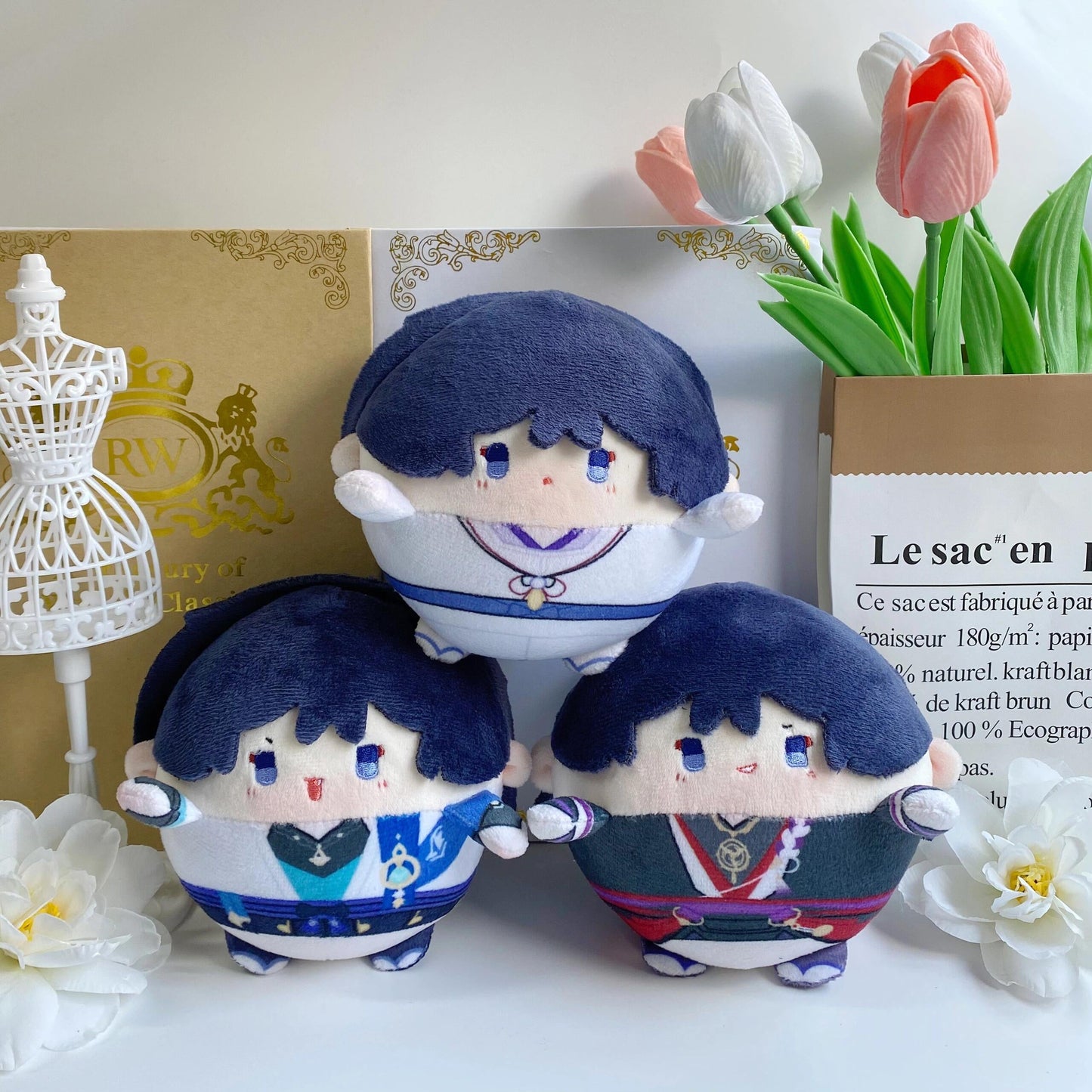 Smile House Plush Genshin Impact Plushies Wanderer Scaramouche Plush Ball Doll