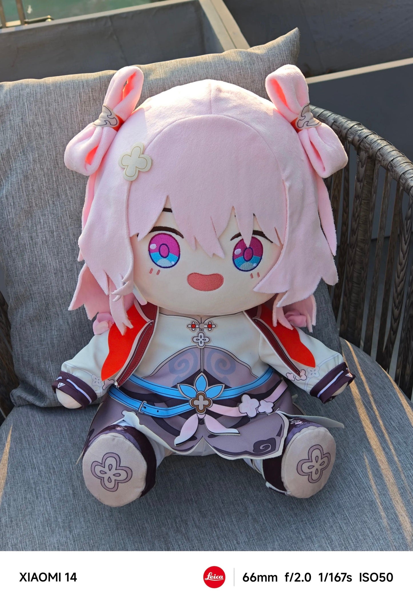Smile House Plush Honkai: Star Rail Plushies March 7th Big Eyes 40CM Plush Doll