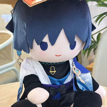 Smile House Plush Genshin Impact plushie Scaramouche Wanderer Staring Eyes Plush Doll 40CM