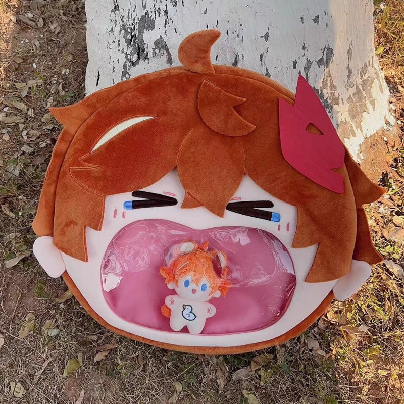 Smile House Plush Genshin Impact Tartaglia Childe Crossbody Bag Backpack