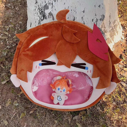 Smile House Plush Genshin Impact Tartaglia Childe Crossbody Bag Backpack