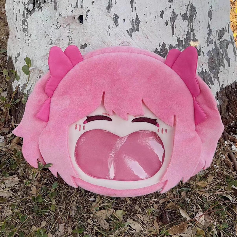 Smile House Plush Puella Magi Madoka Magica Kaname Madoka Crossbody Bag Backpack