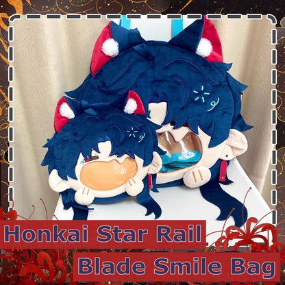 Smile House Plush Honkai: Star Rail Blade Crossbody Bag Backpack
