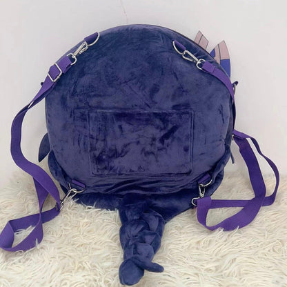 Smile House Plush Game Genshin Impact Baal Raiden Shogun Crossbody Bag Backpack