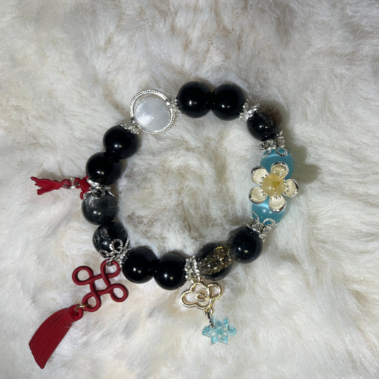 Smile House Plush Genshin Impact Shenhe New Outfit Frostflower Dew Bracelet