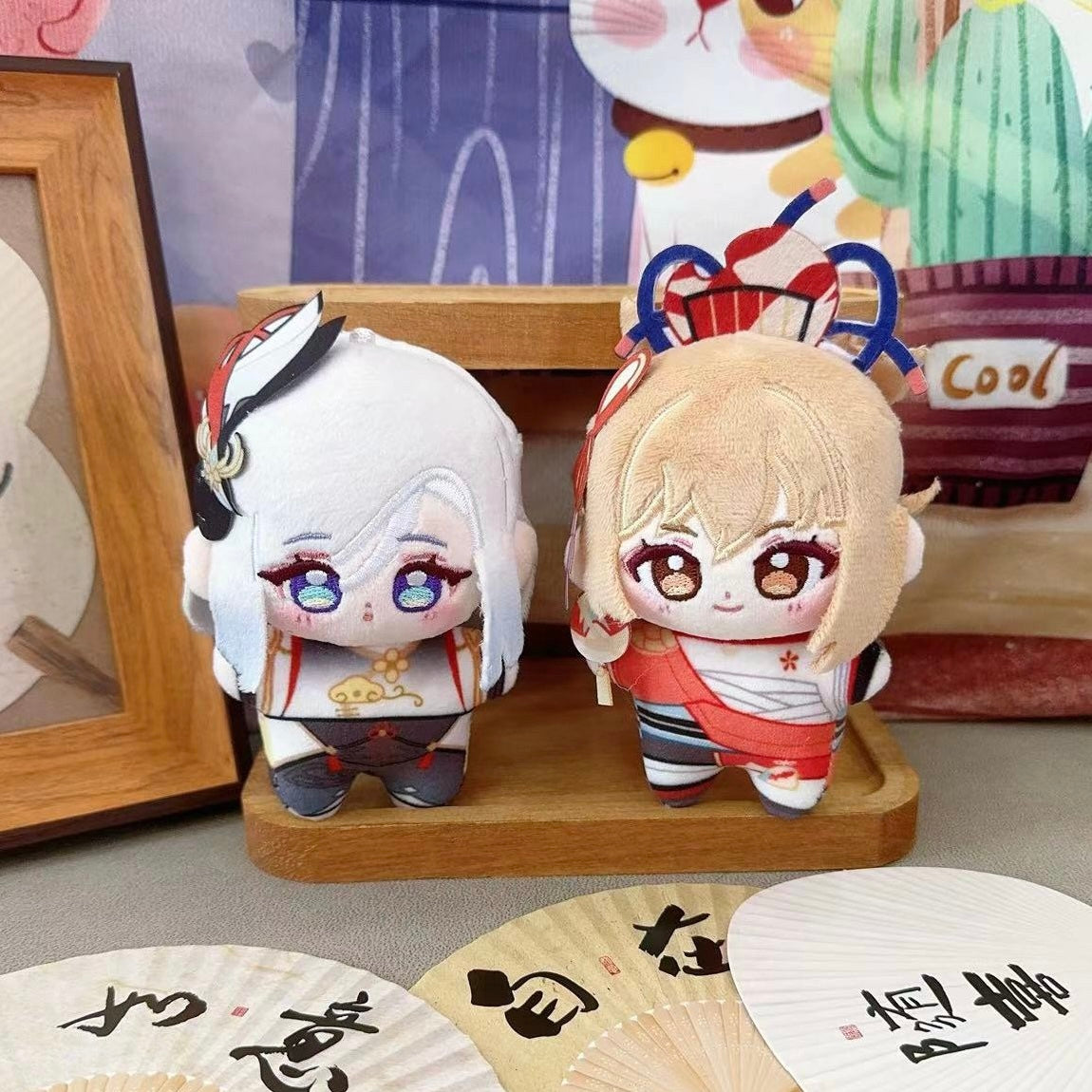 Smile House Plush Genshin Impact Shenhe Yoimiya Arataki Itto Ayato HX Style Plush Doll 12 CM