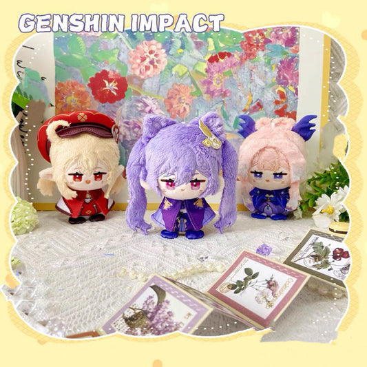 Smile House Plush Genshin Impact Keqing Kokomi Klee Cloak Plush Doll 12 CM