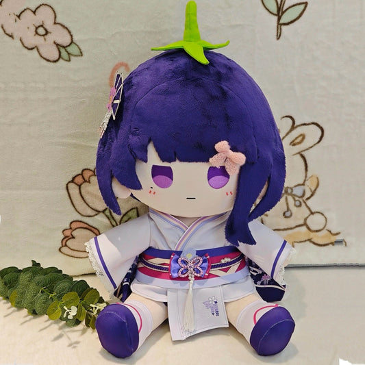 Smile House Plush Genshin Impact Plushies Raiden Shogun Baal Eggplant Ver 40CM Plush Doll