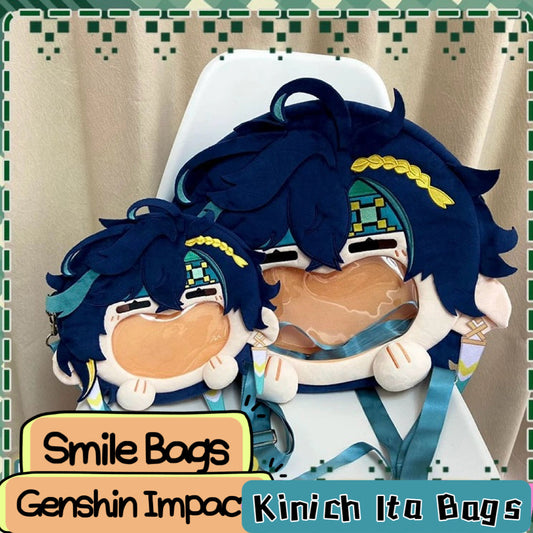 Smile House Plush Genshin Impact Kinich Smile Bag Crossbody Bag Backpack